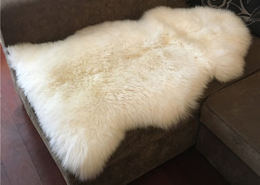 China Australian Sheepskin Rug , Genuine Australian Sheepskin Rug One Pelt Ivory Natural Fur , Single supplier