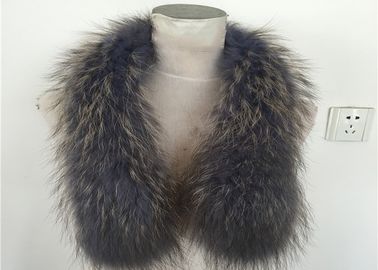 China Eco-Friendly True 100% Raccoon Fur Collar Genuine Shawl Wrap Great supplier