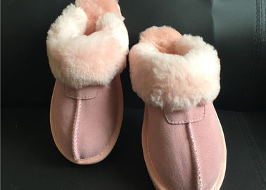 China AUSTRALIA kids Sheepskin Slippers Chestnut Winter Warm Indoor Shoes supplier