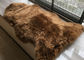 Real Australia Sheepskin Dark Brown Dyed Thick Long Australia Wool Carpet rug supplier