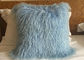 Mongolian Real Fur Decorative Cushion Cover Pillow Case for Living Room Bedroom supplier