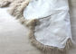 2 * 4 Feet Home Upholstery Mongolian Lamb Throw Blanket With Hide Pelt supplier