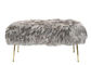 Long Curly Genuine Mongolian Lamb Fur Bench / Chair / Stool Seat Covers supplier
