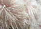Genuine Blush Mongolian Sheepskin / Lambskin Fur Hide Pelt Throw Rug supplier