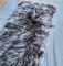 Long curly Sheepskin Material Natural White Tibetan lambswool Mongolian fur hides supplier