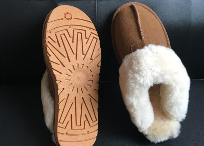 womens shearling mule slippers
