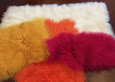 China Mongolian Sheepskin Rug Home Fashion Decorative Throw Long curly sheepskin fur supplier