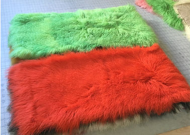 China Tibetan Soft Sheepskin Rug In Bathroom 60X120cm , Coloured Sheepskin Rugs supplier
