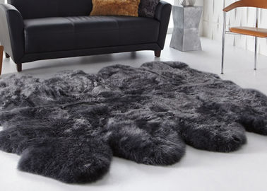 China Living Room Decorative Australian Sheepskin Rug Comfortable Thick Soft For Baby supplier