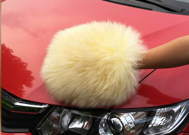 China Auto Detailing Tool Car Cleaning Mitt With 100% Australia Natural Wool supplier