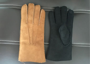 China Natural Soft Waterproof Warmest Sheepskin Gloves Australia Lambskin Fur Lining supplier