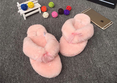 China Sheep Wool Slippers Various Colors Hot Wholesale 100% Sheepskin Slippers Fur Lined Slippers supplier