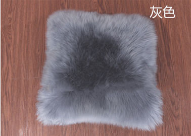 China Square Long Fluffy Lambswool Seat Cushion Comfortable For Car Back Seat supplier