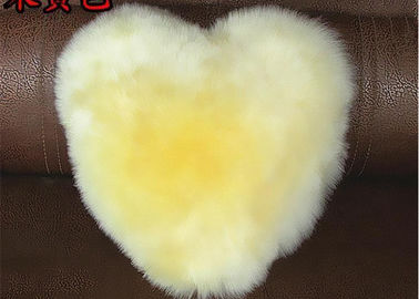 China Real Merino Sheepskin Lambswool Seat Cushion 40 X40cm With Dyed Color OEM supplier