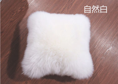China Lambswool Car Seat Headrest Neck Cushion Pillow , Fluffy Hairs Car Neck Support Pillow  supplier