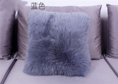 China Chair Sofa Decorative Lambswool Seat Cushion Soft With Genuine Sheepskin supplier