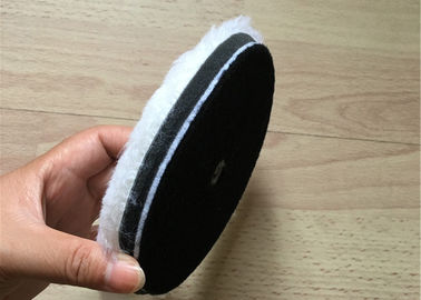 China Single Side Wool Cleaning Foam Buffing Pads Wear Resistant For Car And Glass supplier