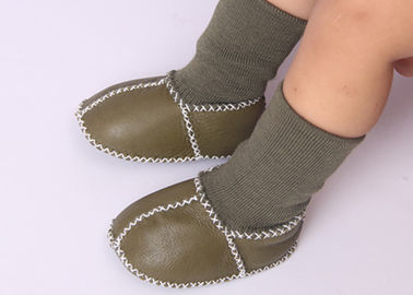China Double Face Sheepskin Baby Shoes supplier