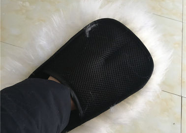 China Single Sided Fur Sheepskin Car Wash Mitt For Detailing Cleaning / Polishing supplier