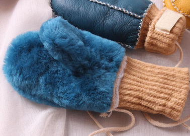 China Infants Sheepskin Suede Mittens for Boys and Girls S , M , L Size supplier
