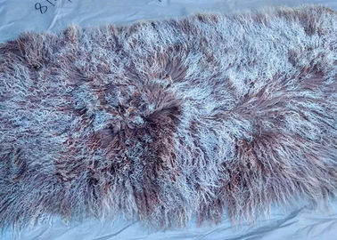 China Natural Curly Lamb fur pelt Mongolian Sheepskin Hides Long lambskin Floor Rug supplier