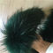 Long Pile Fluffy Raccoon Fur Collar Warm Removable For Ladies Down Jacket supplier