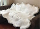 Real Sheepskin Rug Long lambswool Double Pelts Sheep Skin Hides for hotel lobby supplier