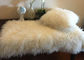 Genuine Mongolian fur 100% Pink Long Hair Sheepskin Lamb fur Throw Pillow 45cm square supplier