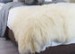 Curly Hair Extra Large Mongolian Sheepskin Rug With Natural Tibet Lamb Skin supplier