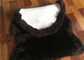 Real Australia Sheepskin Prayer Rug Grey Black dyed Lambskin Long Wool Rug supplier