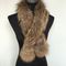 100% Real Natural Raccoon Fur Pelt Detachable Lush Soft For Clothes Hood supplier