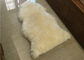 Ivory White Shearling Australian Sheepskin Rug Anti Slip For Indoor Floor Mats supplier