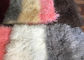 110cm * 55cm Sheepskin Accent Rug Plate For Home Throw / Making Garment supplier