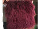 Long Hair Fluffy Real Sheepskin Rug For Bed / Sofa / Chair Seat Covers supplier