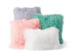 16&quot; x 16&quot; Tibetan Lamb Fur Pillow Single Sided Fur Home Sofa throw Many Colors supplier