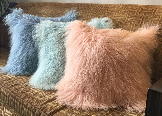 18 Inches Long Sheep Fur Decorative Pillows supplier