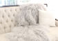 Hide Pelt Mongolian Sheepskin Rug Comfortable Warm For Sofa Throw Covers supplier