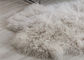 Mongolian Sheepskin Rug Oversized Home Accessories Tan Color Real Animal Fur supplier