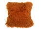 Warm Genuine Tibetan Mongolian Fur Pillow Mint Green 16&quot; X 16&quot; For Hotel Decorative supplier
