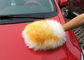 Both Side  Lambswool Sheepskin Car Wash Mitt For Auto Cleaning / Polishing supplier