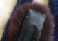 Raccoon Fur Neck Collar Scarf For Coat Hood , Windproof Raccoon Fur Pelt  supplier