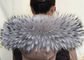 Women Detachable Raccoon Fur Collar Hood Trim 70cm Warm Decorative For Parka supplier
