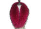 Brown Real Fur Hood Trim For Cloth , Raccoon Detachable Real Fur Collar 30 Cm * 80 Cm supplier