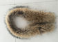 Home Coat Raccoon Fur Collar Wind Proof With 70cm / 75cm / 80cm Length supplier