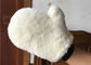 Durable Real Sheepskin Car Wash Mitt 100% Wool For Cleaning Plastic / Metal Surface supplier