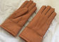 Merino Lambswool Lined Gloves , Womens Shearling Sheepskin Mittens Waterproof supplier
