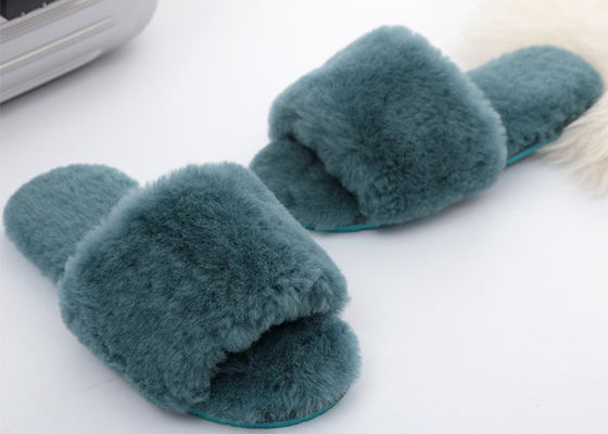 Real Open Toe Sheep Wool Slippers supplier