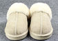 Luxury Men Merino Mens Fur Lined Slippers Comfortable With 7 -11 USA Sizes supplier