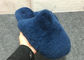 Cute Fuzzy Bedroom Slippers TPR Sole , Soft Durable Fuzzy Slippers For Adults  supplier