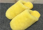 Closed Toe Fluffy House Slippers With Anti Slip Sole , Soft Black Fuzzy Slippers  supplier